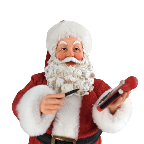 Vintage Possible Dreams Clothtique Santa Figurine: 10 Inch Christmas Decor - Picture 6 of 8